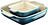 Le Creuset Fyrkantiga Bakformar 14 + 23 cm, havsblå, 2 st