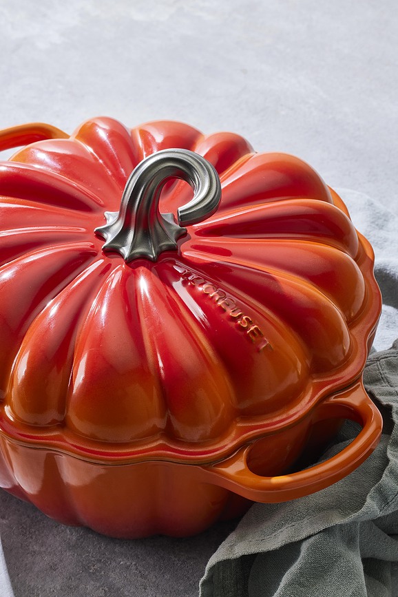 Le Creuset Γάστρα Κολοκύθα Halloween, 3,7 L, φλογερό πορτοκαλί