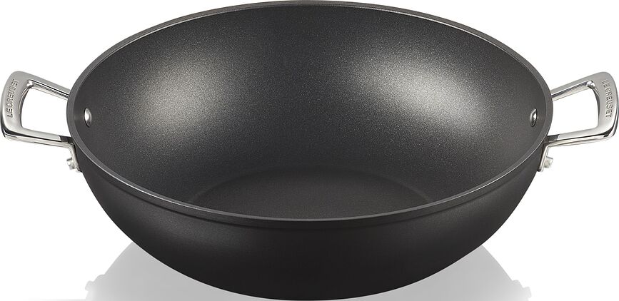 Le Creuset Γουόκ αντικολλητικό, με λαβές, 32 cm, αλουμινίου
