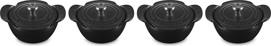 Le Creuset Gourmand Kokilke s pokrovi, 11 cm, 8-delni set