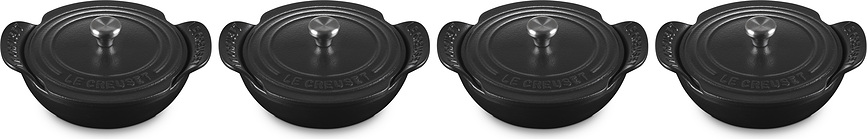 Le Creuset Gourmand Lonci od lijevanog željeza s poklopcima 13 cm Set od 8 dijelova