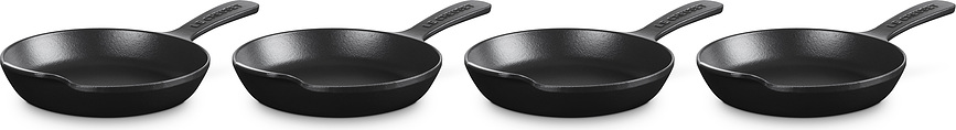 Le Creuset Gourmand Ponve litoželezne, 16 cm, 4 kosi
