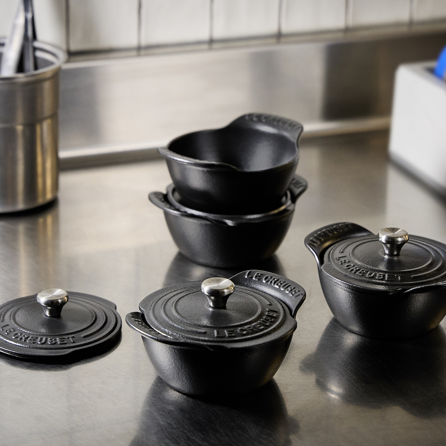 Le Creuset Gourmand Ramequins avec couvercles, 11 cm, Set 8 pièces