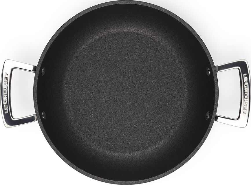Le Creuset gryde 28 cm aluminium non-stick med håndtag