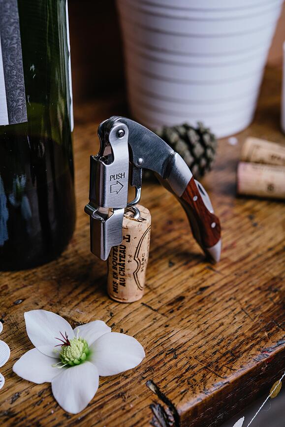 Le Creuset GS 190 Tire-bouchon et Bouchon de Vin, Set 2 pièces