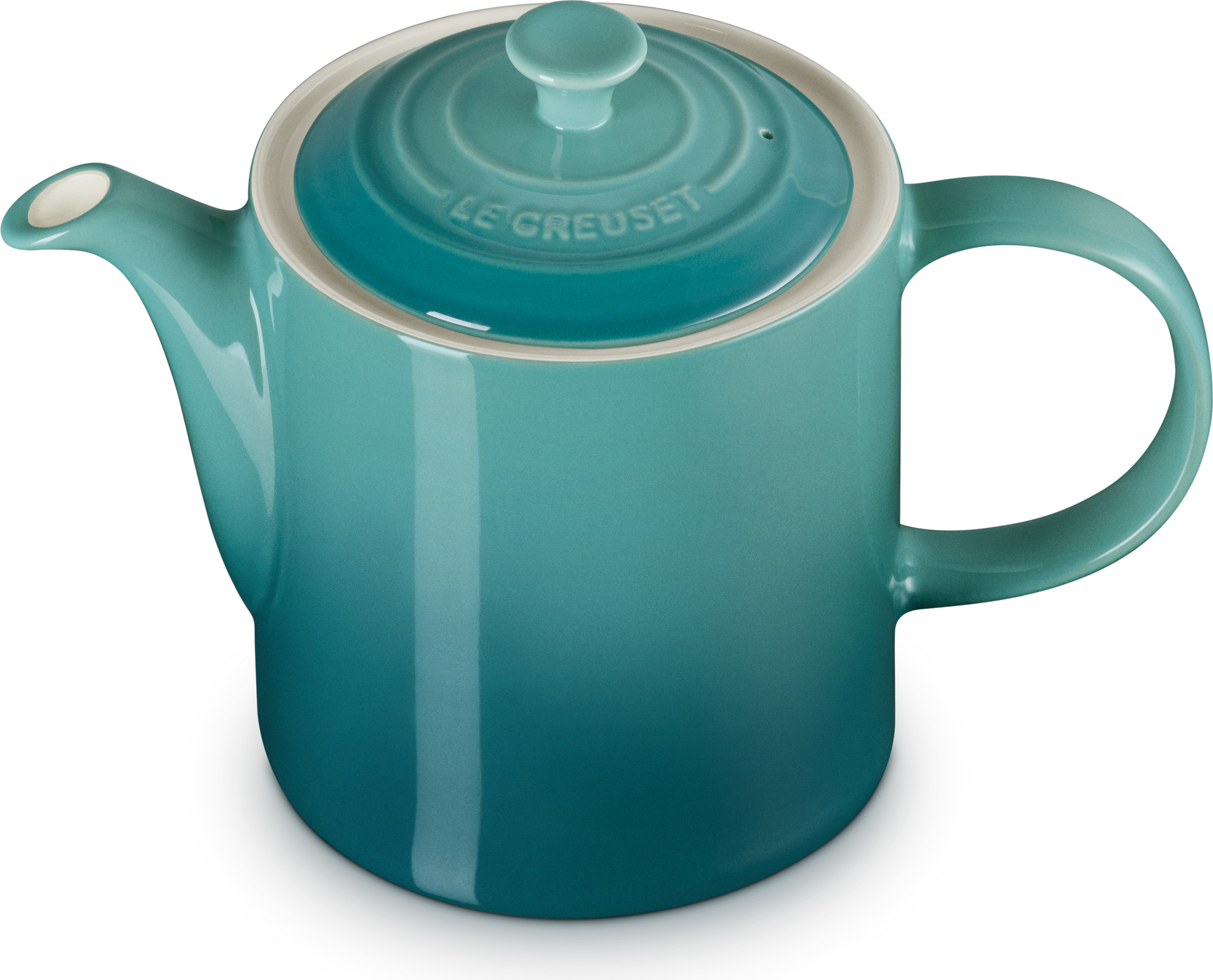 Le Creuset Kaffee- oder Teekanne 1,3 l, Bleu Riviera