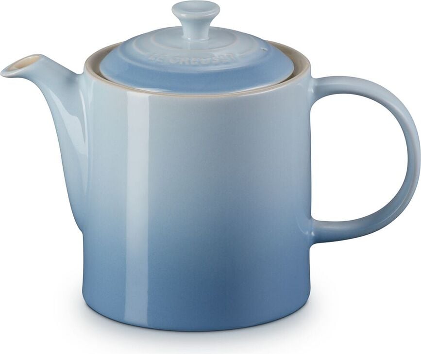 Le Creuset Kaffee- oder Teekanne 1,3 l hellblau