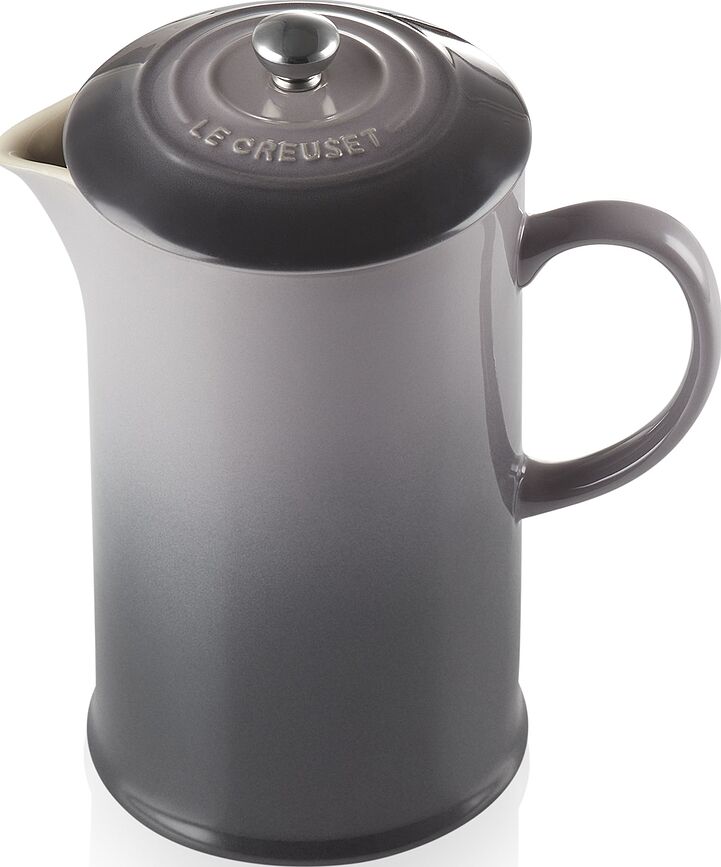 Le Creuset Kaffeezubereiter mit Kolbensystem 1 l grau