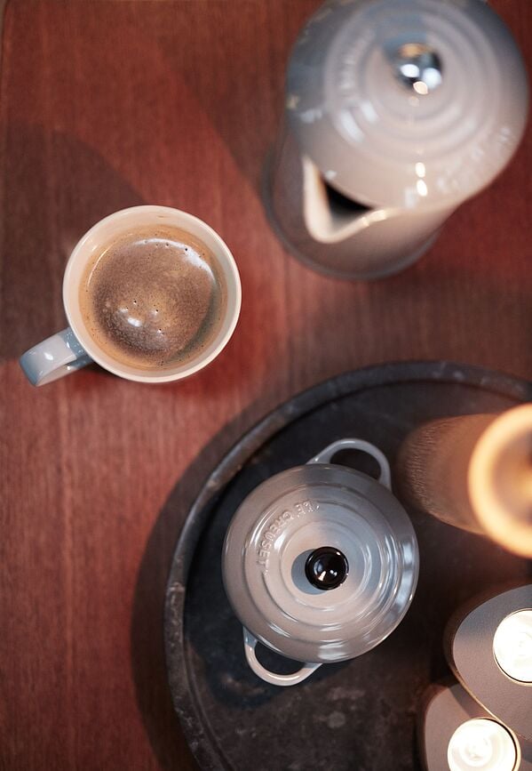 Le Creuset Καφετιέρα French Press, 1 L, λευκή