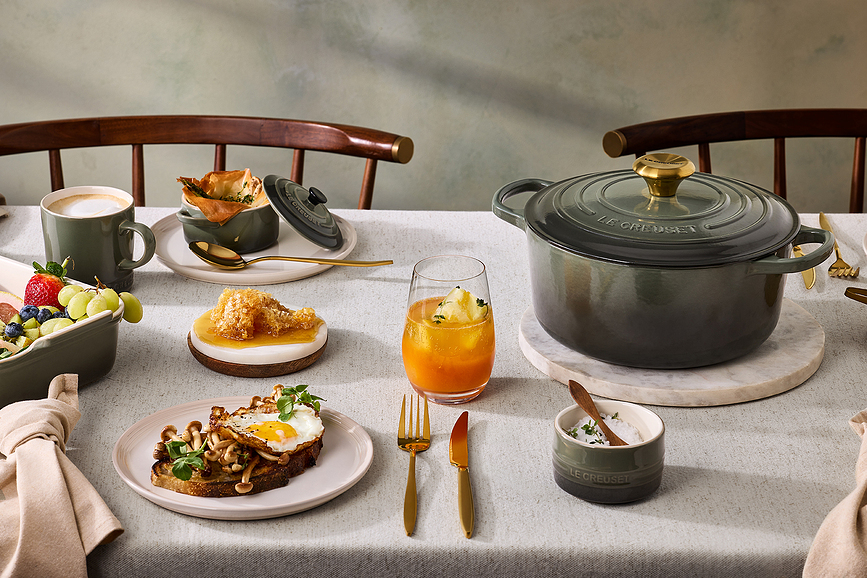 Le Creuset Kokilka okrogla, 9 cm, češnjeva