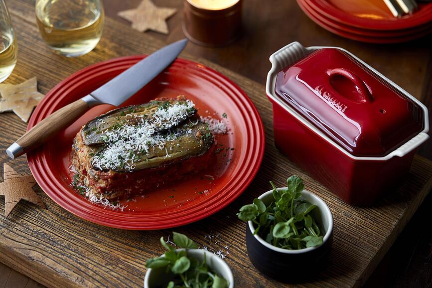 Le Creuset Ραμεκέν στρογγυλό, 9 εκ., κερασί