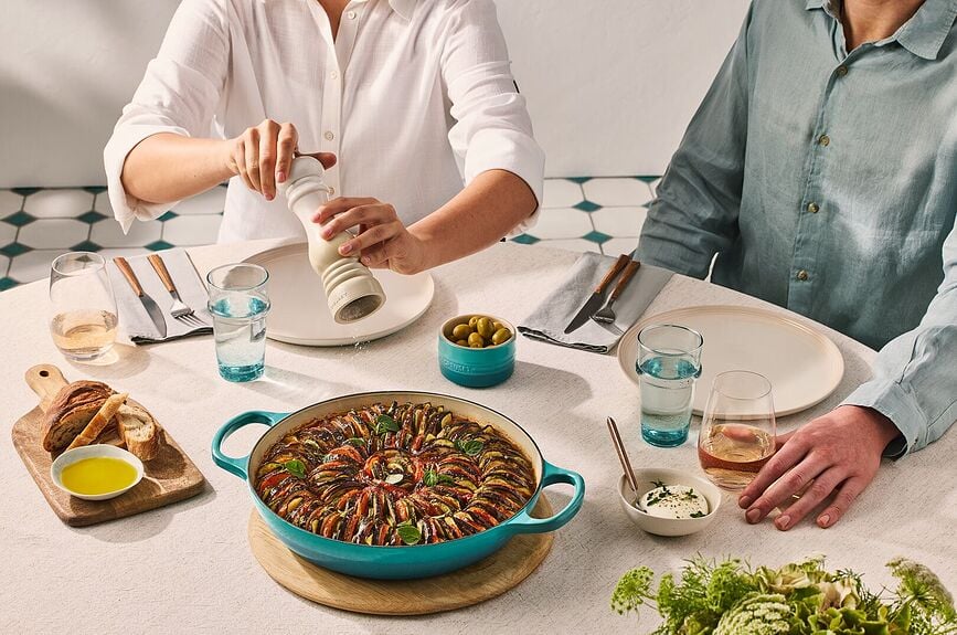 Le Creuset Ραμεκέν στρογγυλό, 9 εκ., γκριζοπράσινο