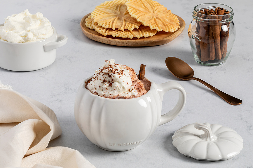 Le Creuset Κούπα κολοκύθα, 400 ml, λευκή