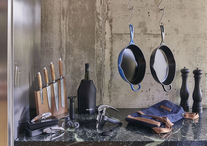 Le Creuset Kuhinjski Predpasnik, denim