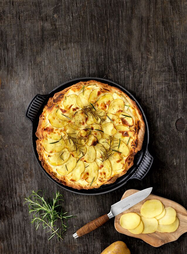 Le Creuset Μαχαίρι Santoku, 13 εκ., με ξύλινη λαβή