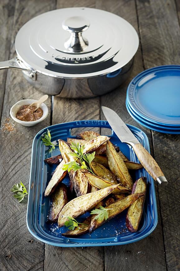 Le Creuset Μαχαίρι Santoku, 13 εκ., με ξύλινη λαβή