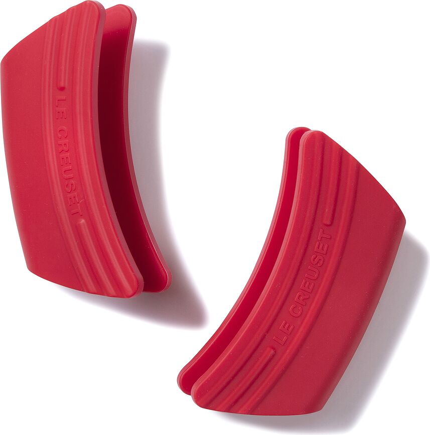 Le Creuset Maniques en silicone, couleur cerise, Lot de 2