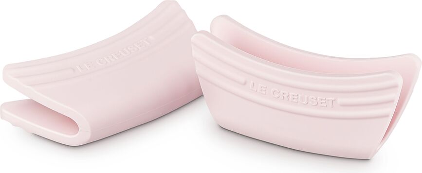 Le Creuset Maniques roses claires, en silicone, Lot de 2