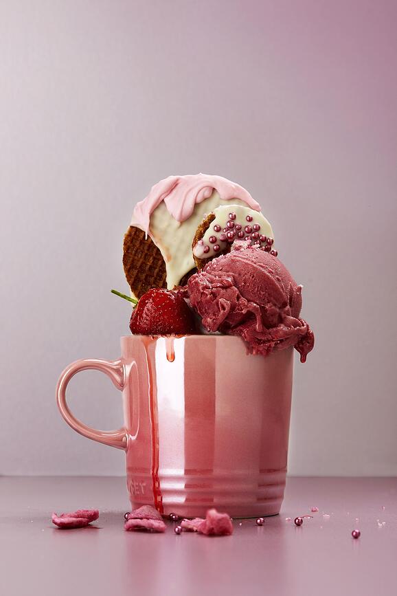 Le Creuset Metallics Tasses 350 ml, roses, Lot de 4