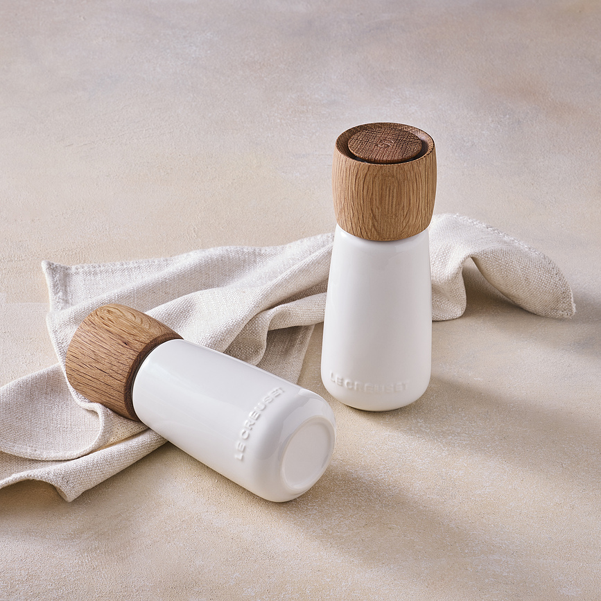 Le Creuset Mlinček za poper, mat črn, kamnit