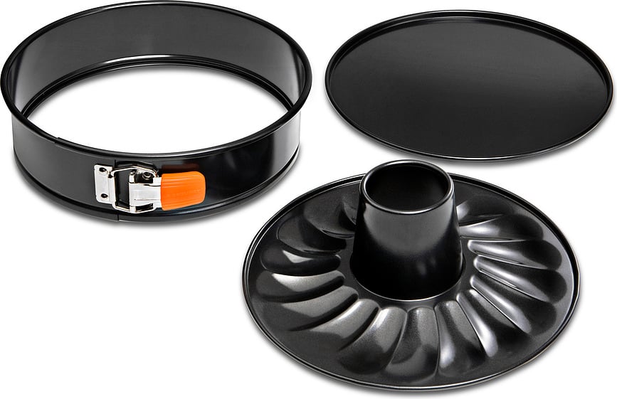 Le Creuset Moule à Manqué avec fond amovible et cheminée, 26 cm, antiadhésif