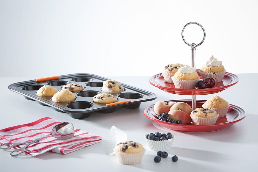 Le Creuset Moule à Muffins, 12 cavités, antiadhésif