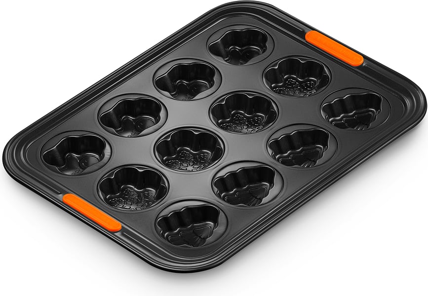 Le Creuset Moule à Muffins pour 12, antiadhésif, de Noël