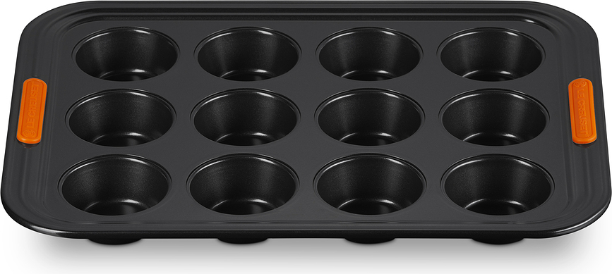 Le Creuset Moules à pâtisserie antiadhésifs, noirs, Lot de 3