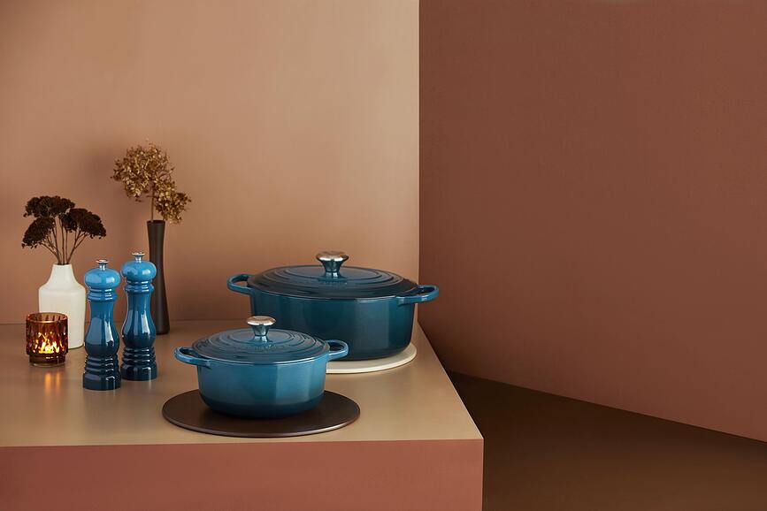 Le Creuset Moulin à Sel 21 cm, beige