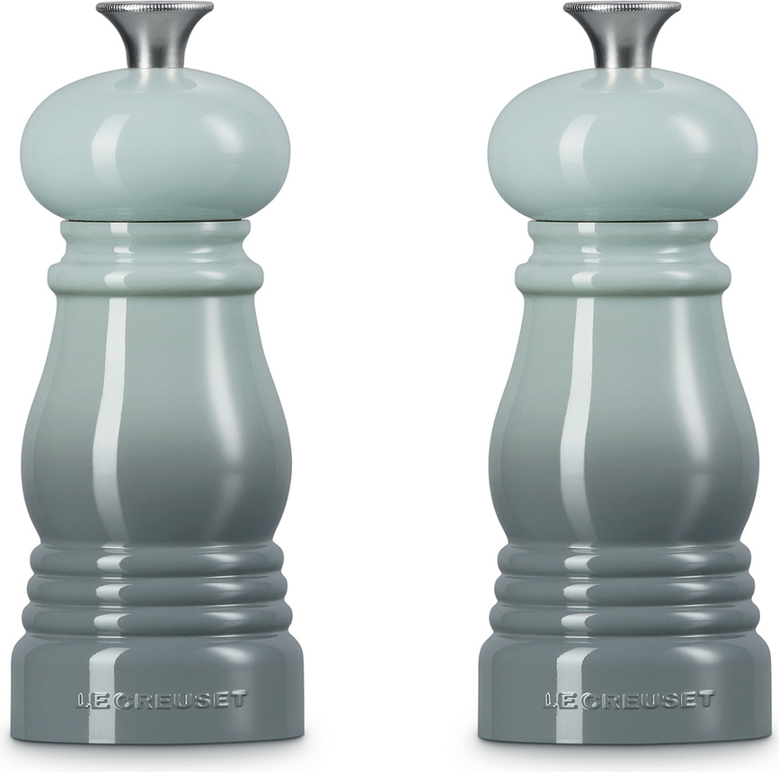 Le Creuset Μύλοι Αλατιού και Πιπεριού, 11 εκ., αλάτι θαλάσσης, 2 τμχ