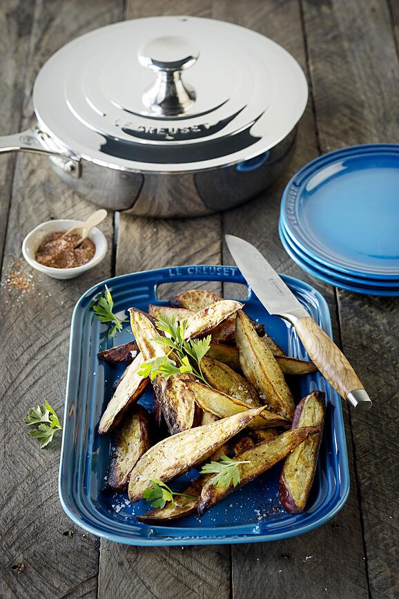 Le Creuset Nož Santoku 13 cm s drvenom ručkom