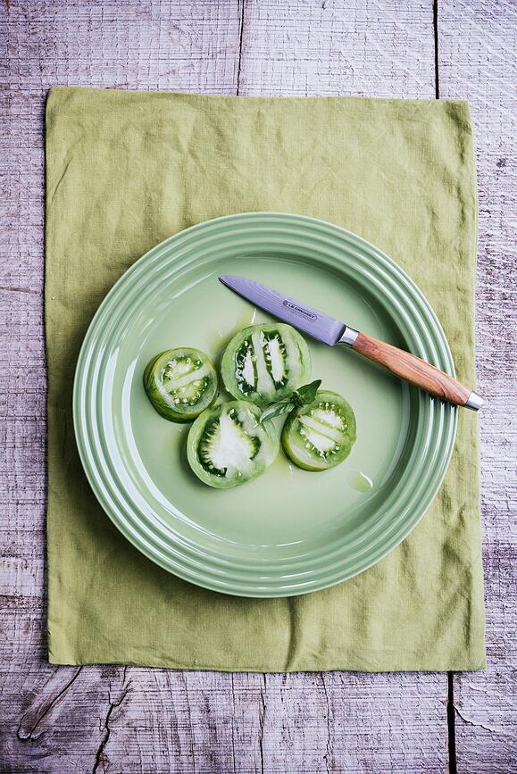 Le Creuset Nož za zelenjavo z lesenim ročajem, 9 cm