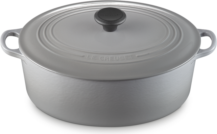 Le Creuset Pekač ovalen, 31 cm, svetlo siv