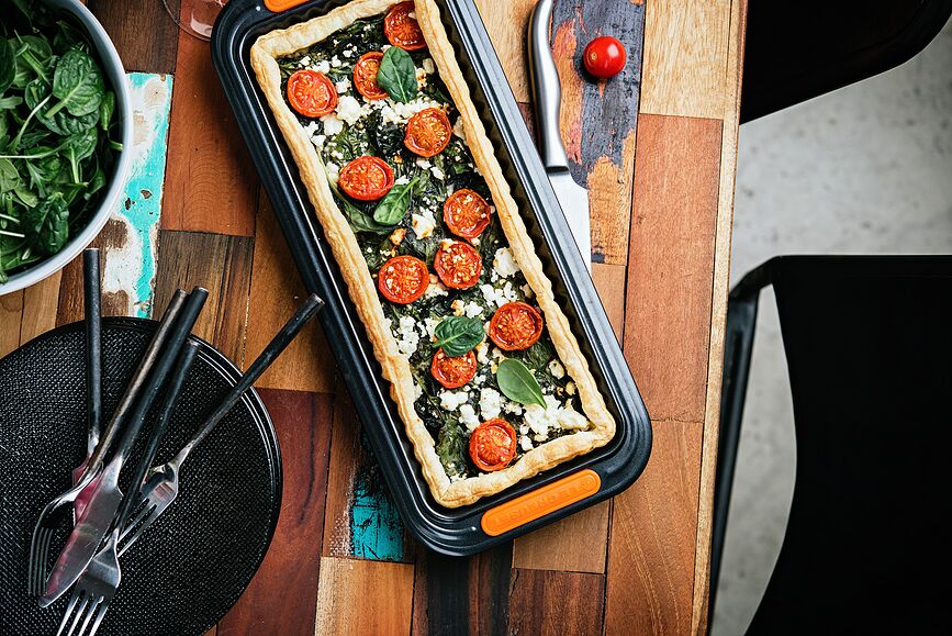 Le Creuset Pekač za tarte pravokoten, z neprijemljivim premazom