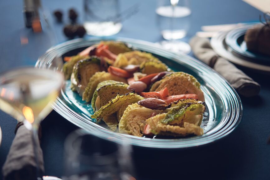 Le Creuset Pladenj ovalen, 46 cm, svetlo siv