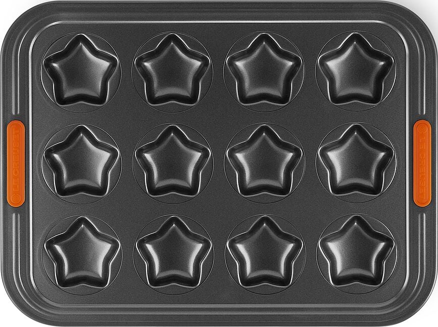 Le Creuset Plaque à Muffins en forme d'étoiles, antiadhésive