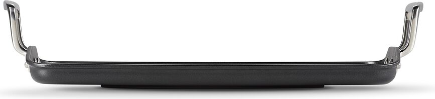 Le Creuset Plaque de Grill antiadhésive rainurée, 35 cm, aluminium