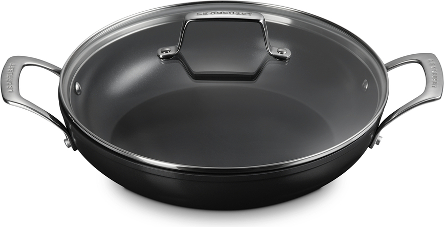 Le Creuset Poêle avec revêtement céramique et couvercle, 28 cm