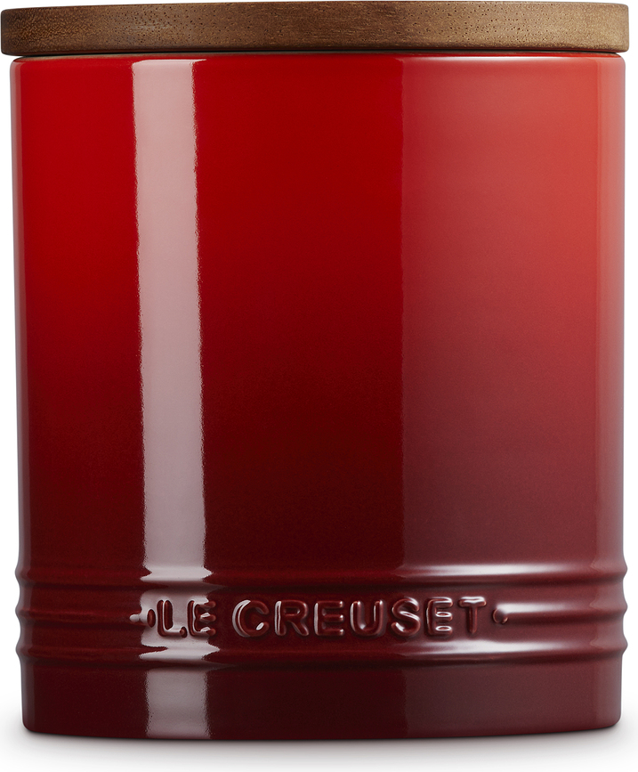 Le Creuset Posoda kuhinjska z lesenim pokrovom, 1,1 l, bež