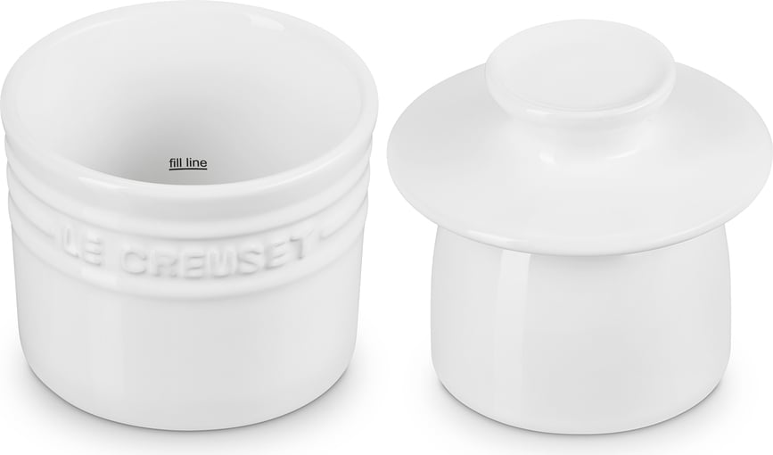 Le Creuset Posuda za maslac s vodenim brtvljenjem bijela