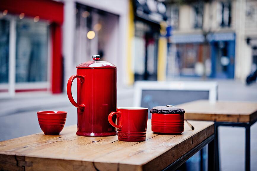 Le Creuset Preša za kavu 1 L bijela