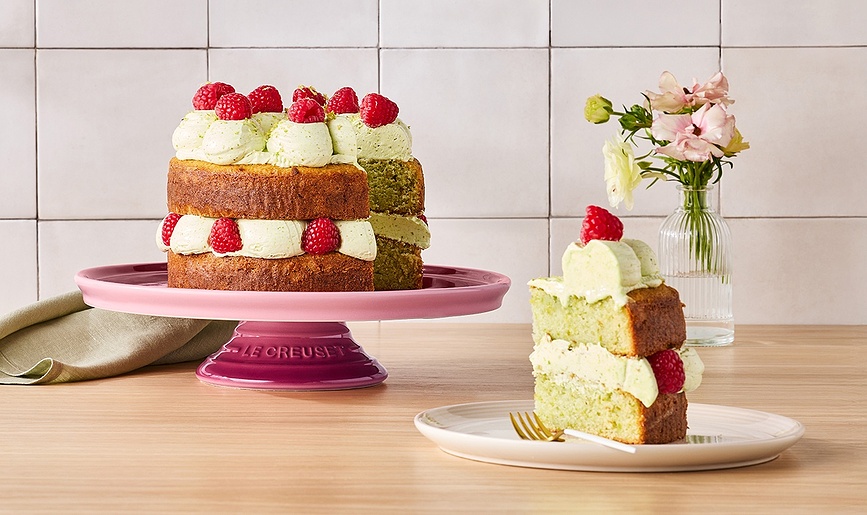 Plat à gâteau Le Creuset 30 cm, quartz rose