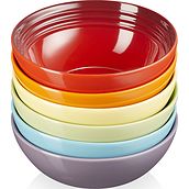 Le Creuset Rainbow Bowl 16 cm colourful 6 pcs