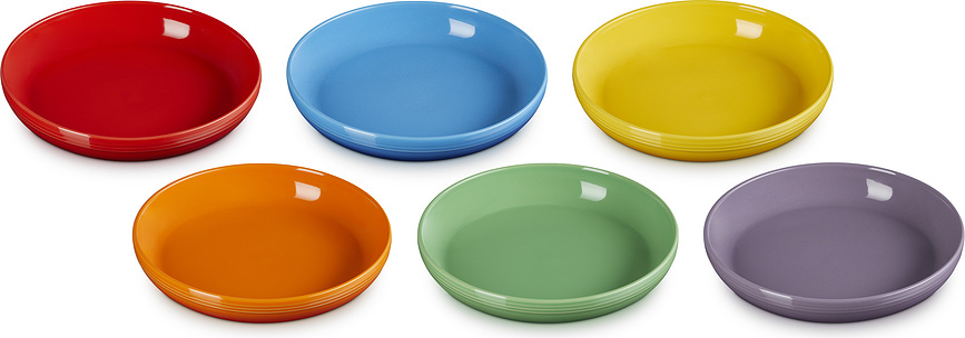 Le Creuset Rainbow Coupe Duboki Tanjuri 22 cm šareni 6 kom.