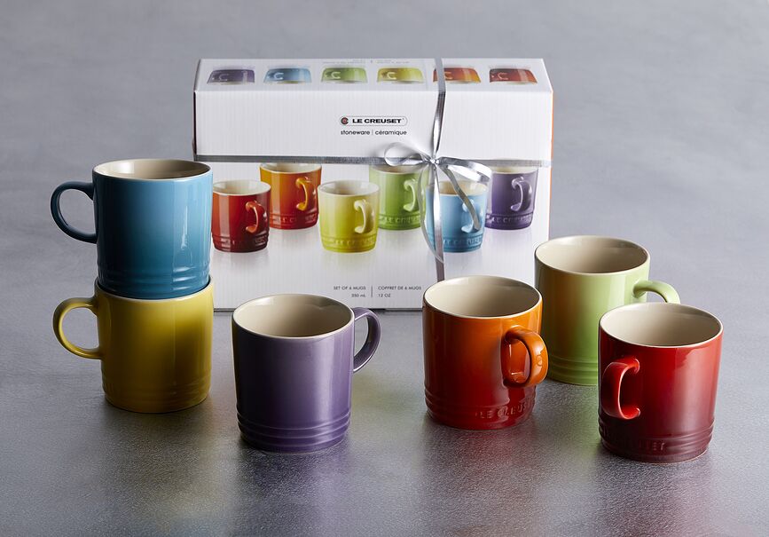 Le Creuset Rainbow Κούπες πολύχρωμες, 350 ml, 6 τμχ