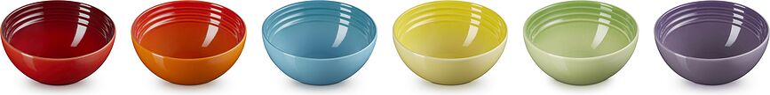 Le Creuset Rainbow Μπολ, 12 cm, πολύχρωμα, 6 τμχ