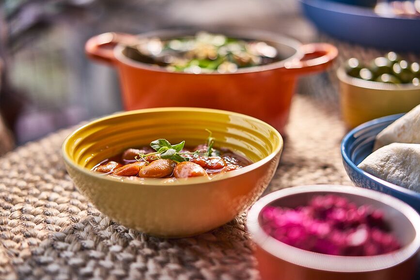 Le Creuset Rainbow Sklede, 16 cm, barvne, 6 kosov