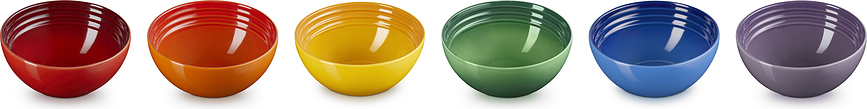 Le Creuset Rainbow Skledice za prigrizke, 330 ml, 6 kosov