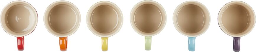 Le Creuset Rainbow Skodelice za espresso, barvne, 100 ml, 6 kosov