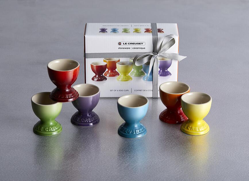 Le Creuset Rainbow Stalci za Jaja šareni 6 kom.